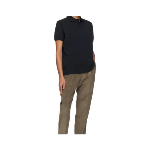 Stripe-Detailing Cotton Polo Shirt