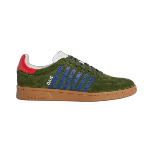 Dsquared2 Stripe Pattern Low-Top Sneakers