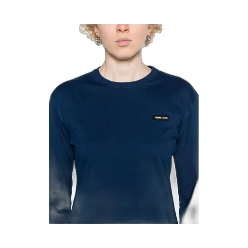Miu Miu Set Of Three Logo Patch T-Shirts