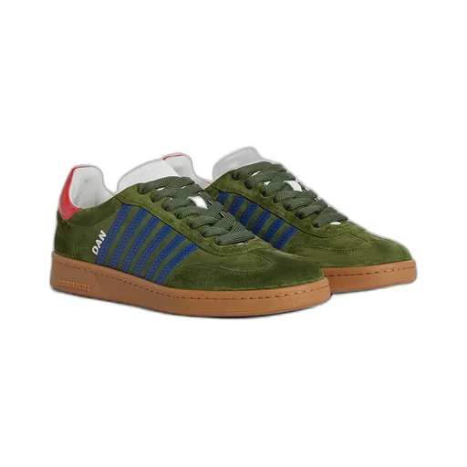 Dsquared2 Stripe Pattern Low-Top Sneakers