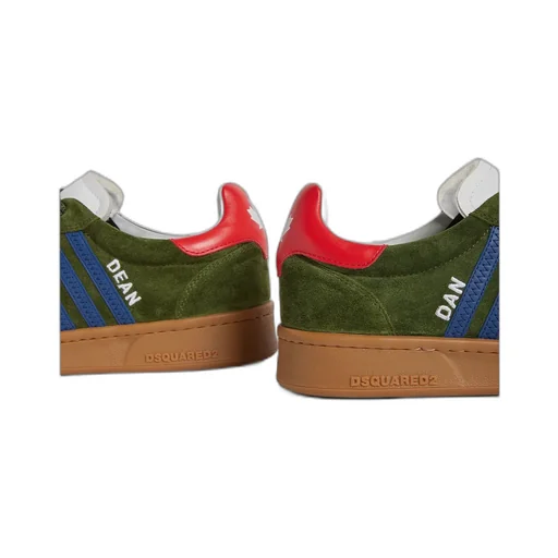 Dsquared2 Stripe Pattern Low-Top Sneakers