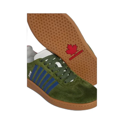 Dsquared2 Stripe Pattern Low-Top Sneakers
