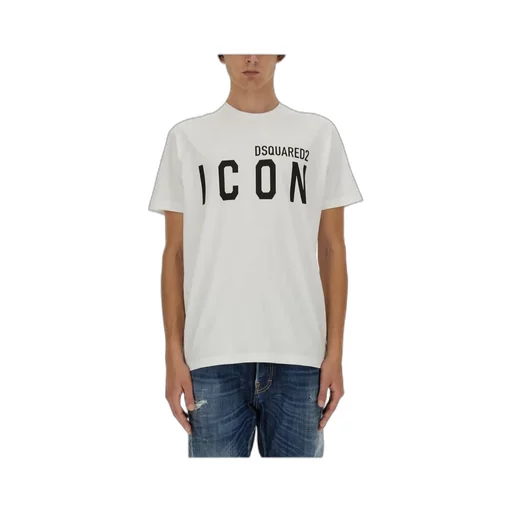 Dsquared2 Icon Printed Crewneck T-Shirt