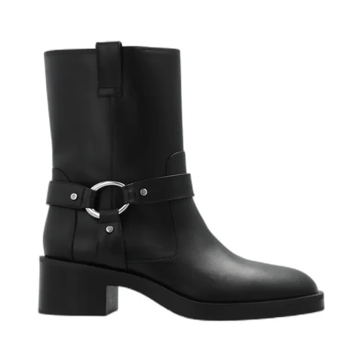 Stuart Weitzman Round Toe Ankle Boots