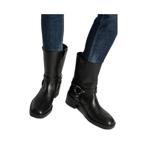 Stuart Weitzman Round Toe Ankle Boots