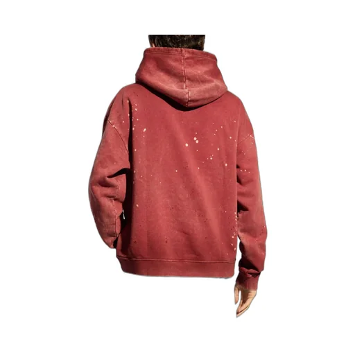Dsquared2 Paint Splatter Detailed Drawstring Hoodie
