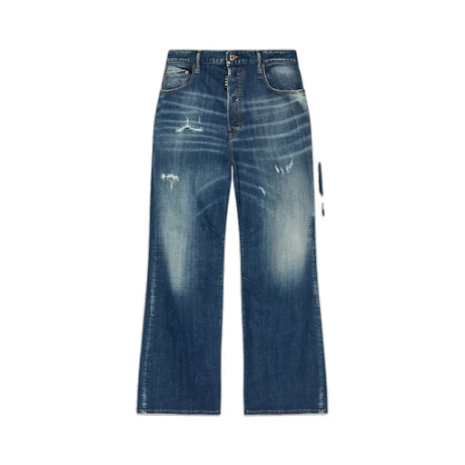 Dsquared2 Distressed Straight-Leg Jeans