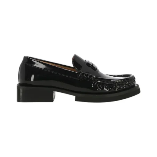 Ganni Butterfly Logo Loafers