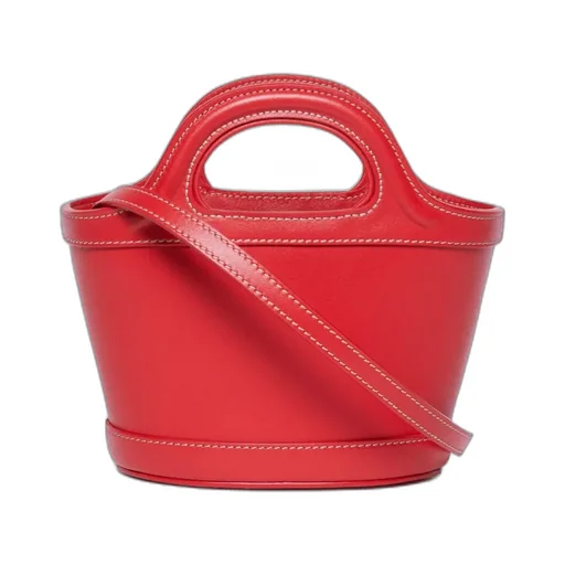 Marni Kids Tropicallia Logo-Embroidered Open-Top Bucket Bag