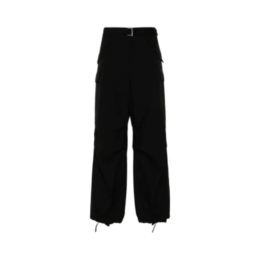 Sacai Suiting Drawstring Ankle Cargo Trousers
