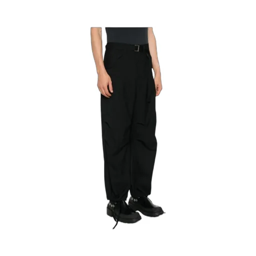 Sacai Suiting Drawstring Ankle Cargo Trousers