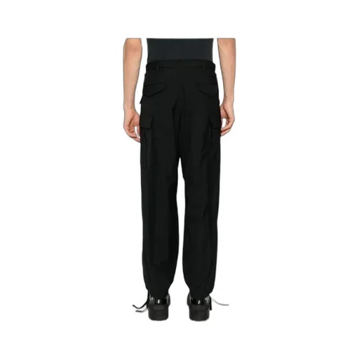 Sacai Suiting Drawstring Ankle Cargo Trousers