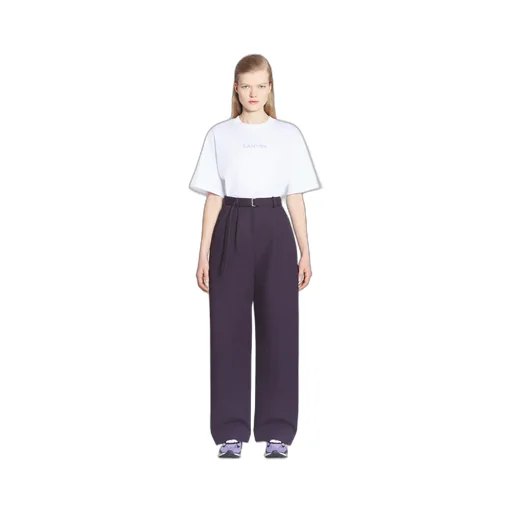 Lanvin Logo Embroidered T-Shirt