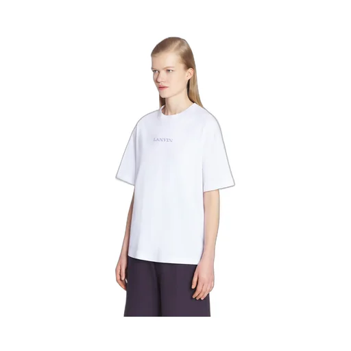 Lanvin Logo Embroidered T-Shirt