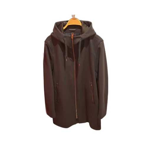 Herno Logo-Plaque Drawstring Hooded Coat