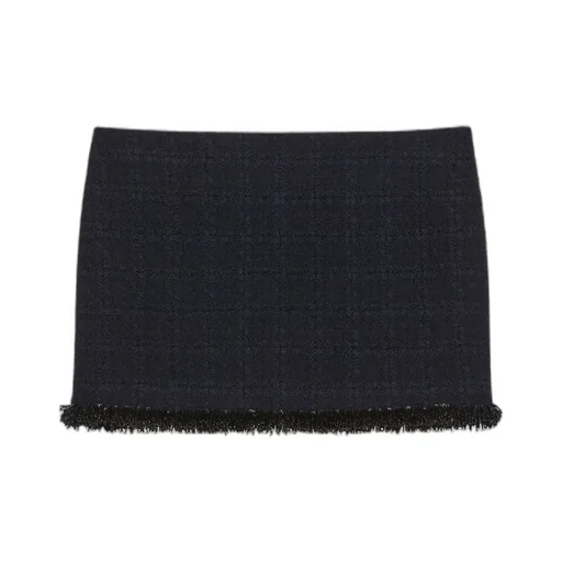Givenchy Tweed Frayed-Edge Skirt
