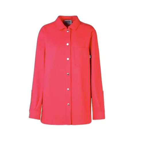 Moschino Jeans Oversized Button-Up Knitted Shirt
