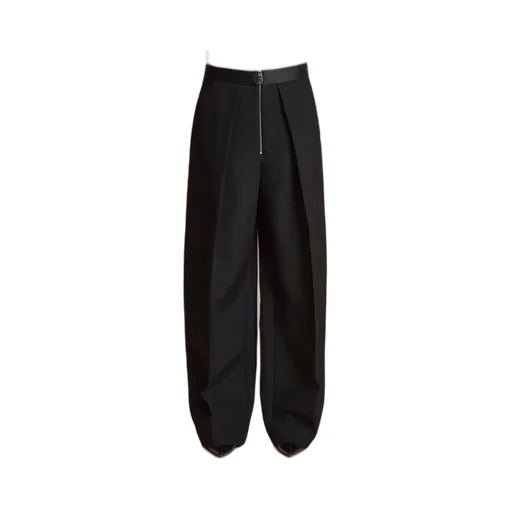 Khaite Marine Low-Rise Wide-Leg Pants