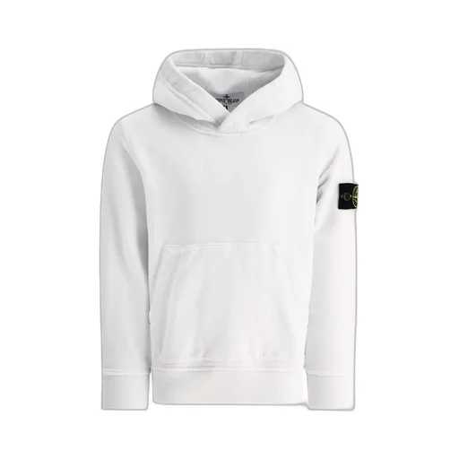 Stone Island Junior Compass-Badge Long-Sleeved Hoodie