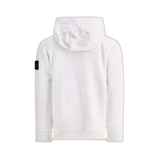 Stone Island Junior Compass-Badge Long-Sleeved Hoodie