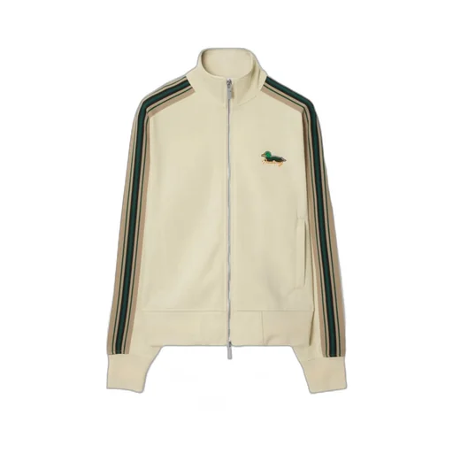 Logo-Embroidered Side-Stripe Jacket