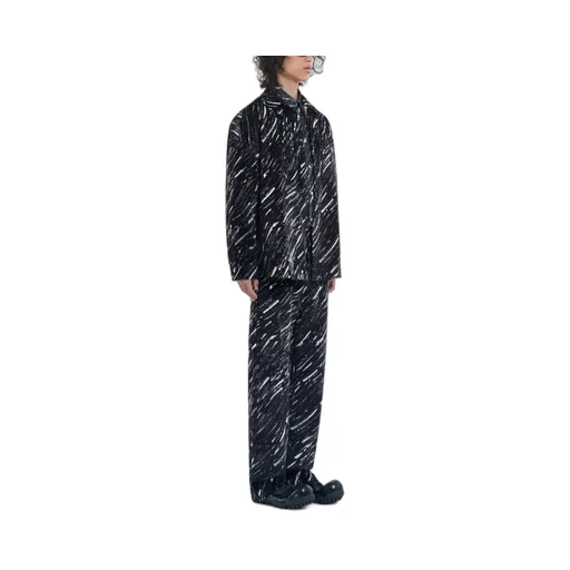 Marni All-Over Printed Curved Hem Shirt