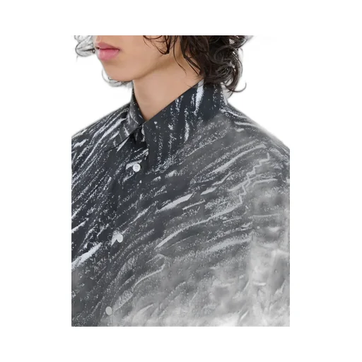 Marni All-Over Printed Curved Hem Shirt