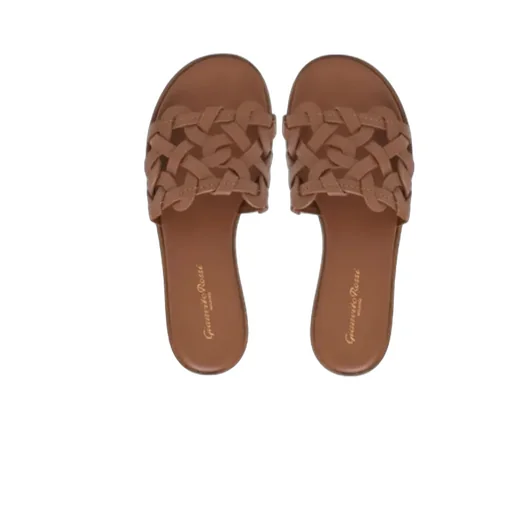 Gianvito Rossi Amalfi Interwoven Round Toe Sandals