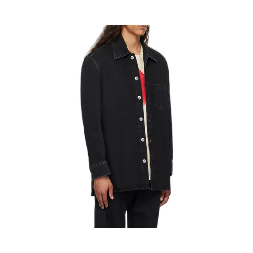 Lanvin Cocoon Button-Up Denim Shirt