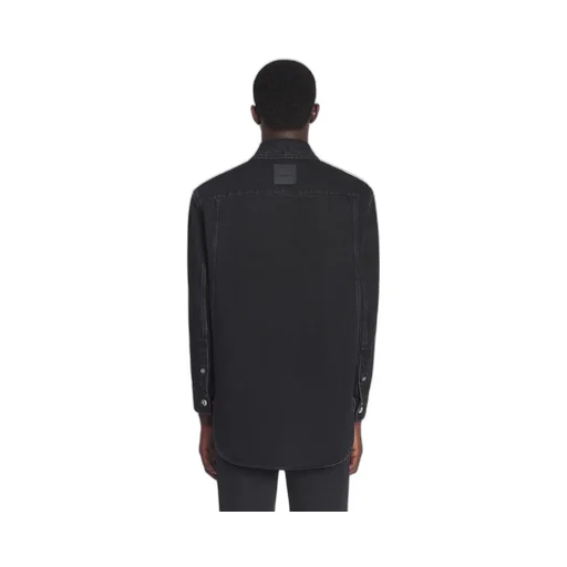 Lanvin Cocoon Button-Up Denim Shirt