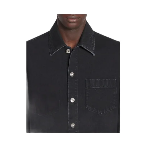 Lanvin Cocoon Button-Up Denim Shirt