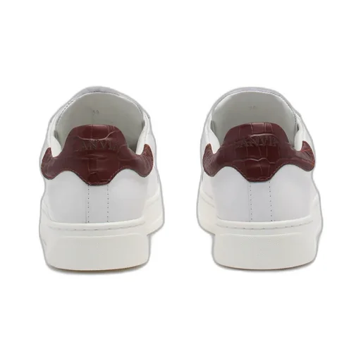 Logo-Patch Leather Sneakers