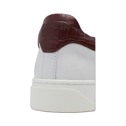 Logo-Patch Leather Sneakers