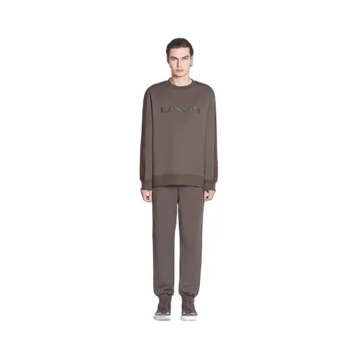 Lanvin Logo-Embroidered Crewneck Sweatshirt