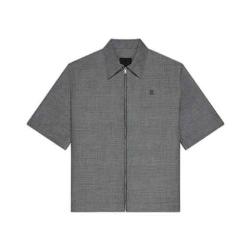 Givenchy Collared Short-Sleeve Shirt