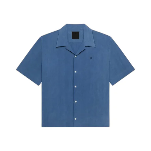 Givenchy Logo Embroidered Short-Sleeve Shirt