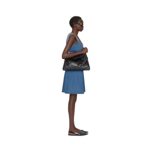 Givenchy Sleeveless Belted Denim Dress