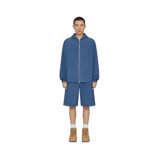 Givenchy 4G Detailed Washed Zipped Hoodie