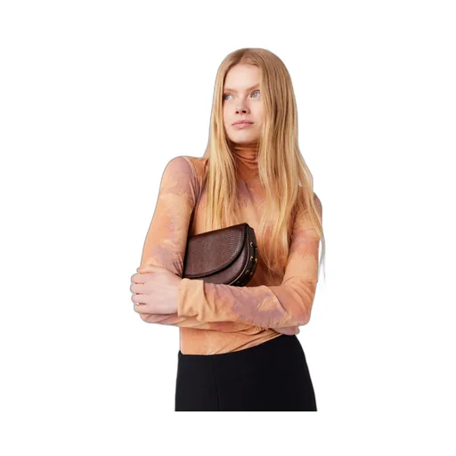 Frayme Scaly Embossed Shoulder Bag