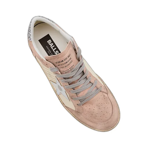 Golden Goose Deluxe Brand Ballstar Glitter-Embellished Sneakers