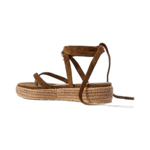 Round-Headed Flat Sandals