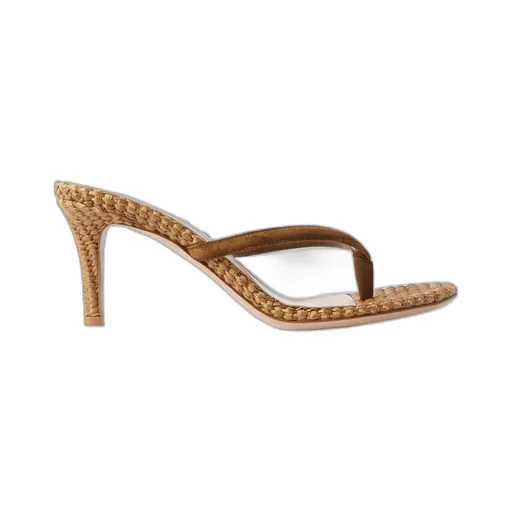 Round-Headed High-Heeled Sandals