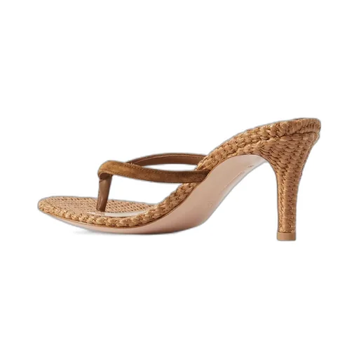Round-Headed High-Heeled Sandals