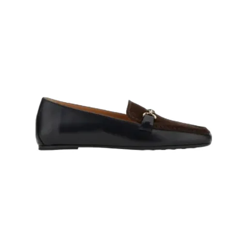 Tod's Logo Plaque Slip-On Panelled Loafers
