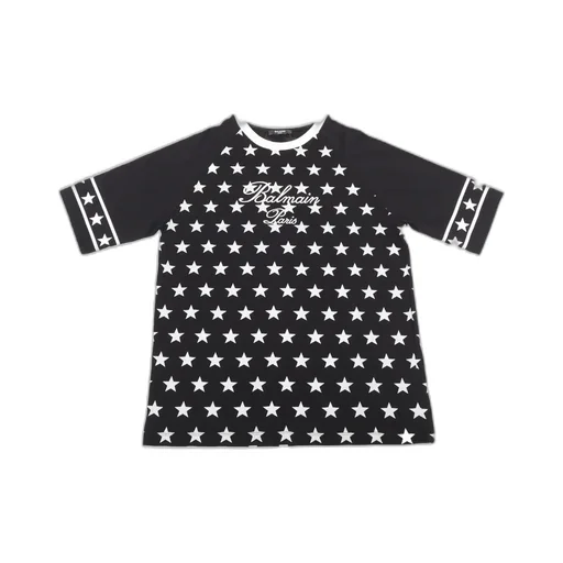 Balmain Kids Star-Printed Crewneck T-Shirt