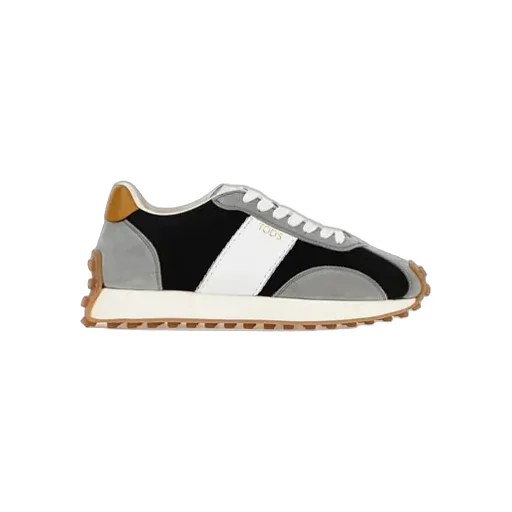Tod's Trimmed Lace-Up Sneakers
