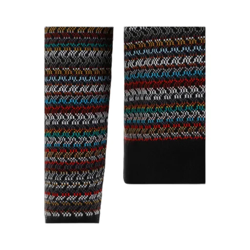 Pattern-Intarsia Knitted Jumper