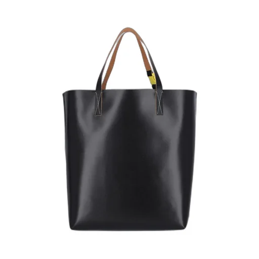Marni Logo Printed Two-Toned Tote Bag