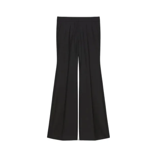 Pressed-Crease Tailored Trousers