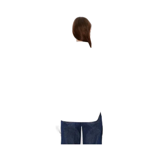 Kenzo Boke Flower Embroidered Curved Hem Shirt